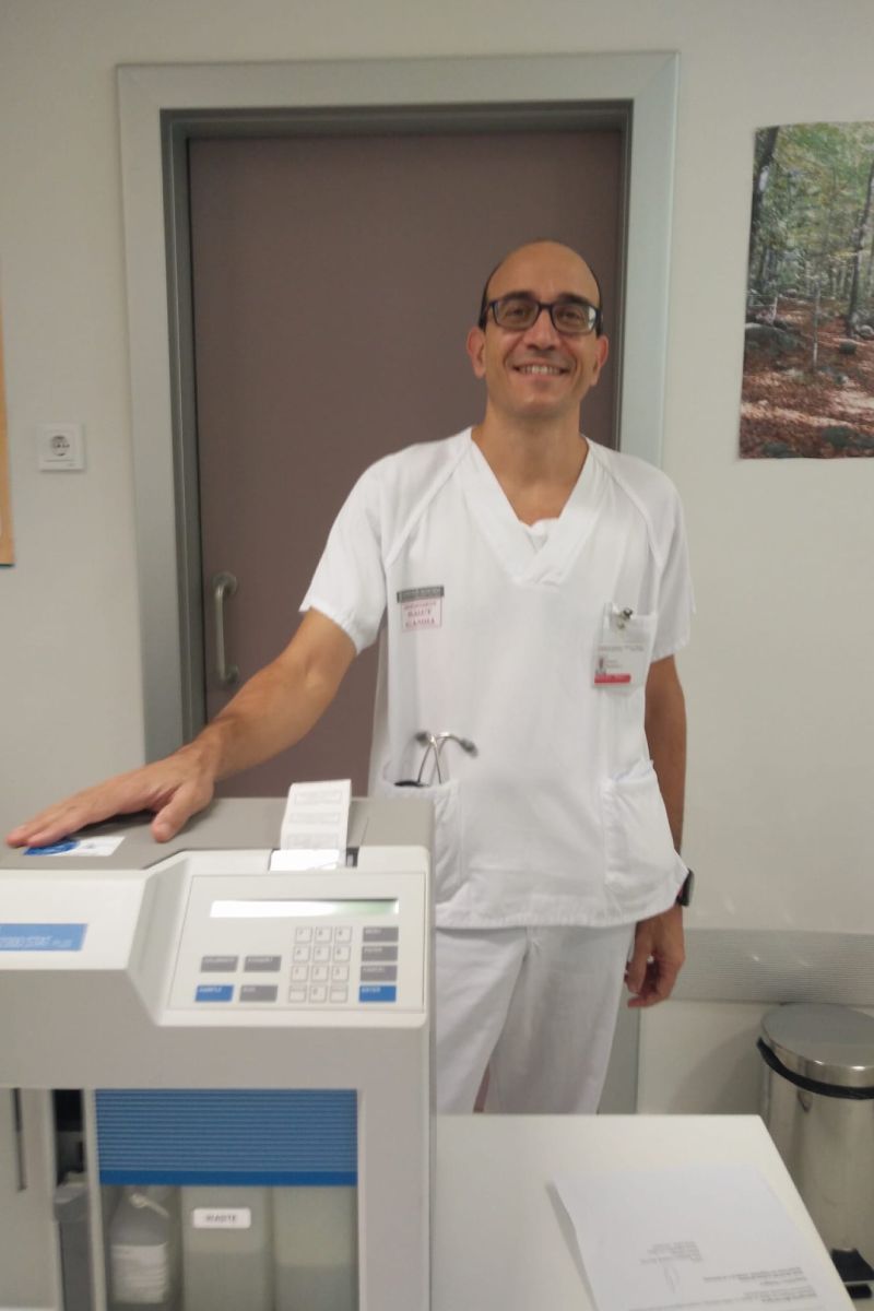Paolo Rossetti, del Hospital de Ganda, en Valencia. FOTO: E. Mezquita. 